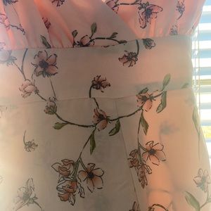 FOREVER 21 cherry blossom romper